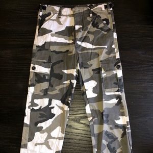 Grey Cargo Pants (only used once)